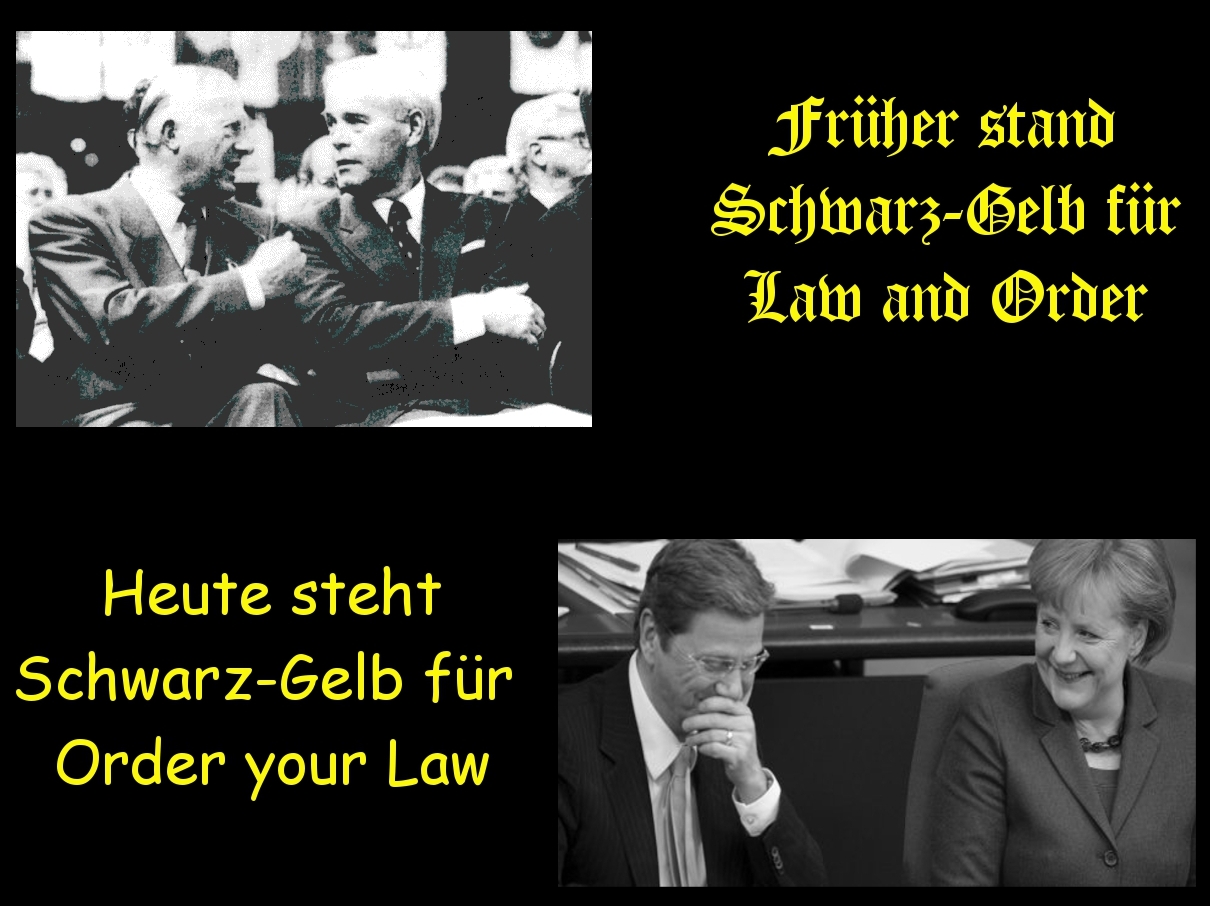 Schwarz-Gelb